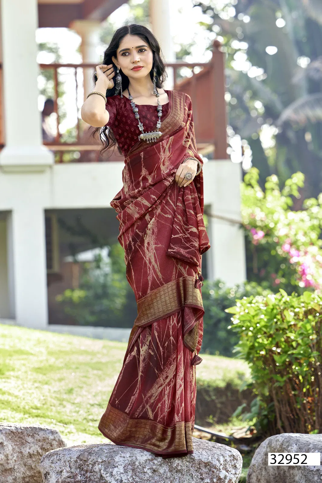 Vyanjana Vol 11 By Vallabhi Shimer Georgette Printed Saree Suppliers In India